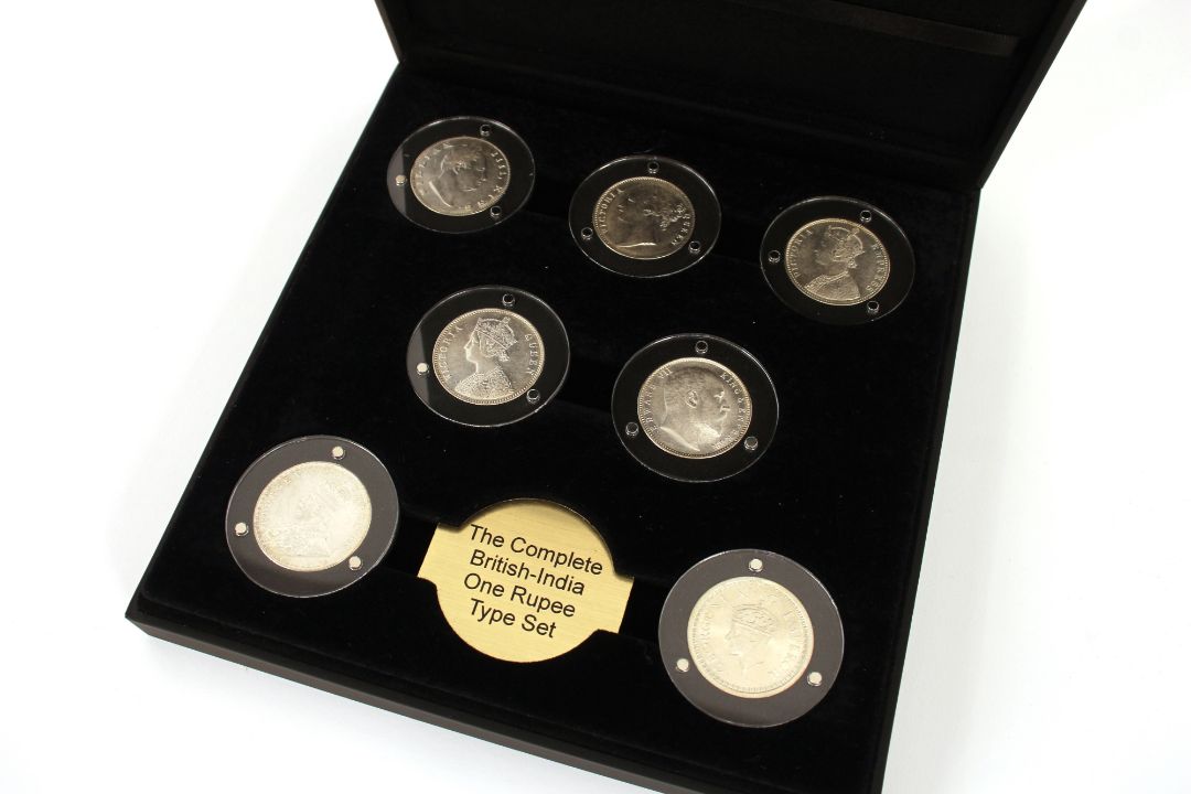 The London Mint, The Complete Typeset of British Indian silver, 1 Rupee