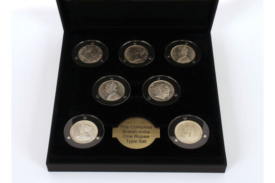 The London Mint, The Complete Typeset of British Indian silver, 1 Rupee