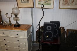 A Serious adjustable reading lamp