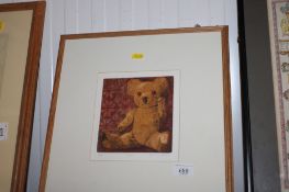 Frans Wesselman, pencil signed limited edition coloured etching 'Growler' 109/150