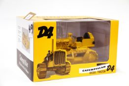 An ACMOC USA 1:16 Caterpillar D4 Diesel Tractor with No. 4S Bulldozer D Straight Blade. Hydraulic