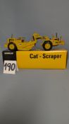 A NZG 1:50 CAT 627 Scraper. Art No. 126 with original box. 2000. (190)
