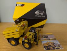 A CCM 1:48 CAT Water Truck MTT/MWT20 CAT 777. Precision Die-Cast Model with original box & manual.