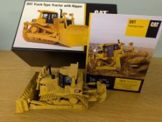 A CCM 1:48 CAT D9 Track-Type Tractor with Ripper. Precision All Brass Model. S/N: 066/110 with