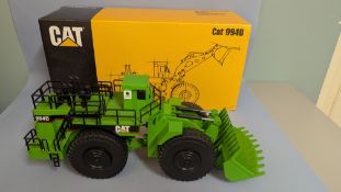 A NZG 1:50 CAT 994D Wheel Loader. Alfred Arbogast (Green) with original box. 2000. (103)