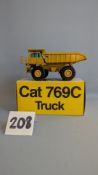 A NZG 1:50 CAT 769C Truck. Art No 222 with original box. (Box edged but model in perfect condition).