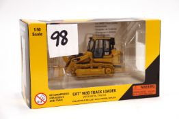 A NORSCOT 1:50 CAT 963D Track Loader with Metal Tracks. Collectible Die-Cast Model Replica with
