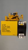 A NZG 1:50 CAT D9R Track-Type Tractor (Kokosing Orange). Art No. 451 with original box. 2000. (191)