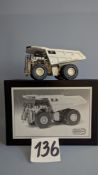 A CCM 1:87 CAT 797 Mining Truck (White). All Brass Model. S/N: 442/497 with original box. 2002. (