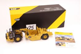 A CCM 1:48 CAT 631K Wheel Tractor Scraper. Precision Die-Cast Model. S/N: 437/500 with original