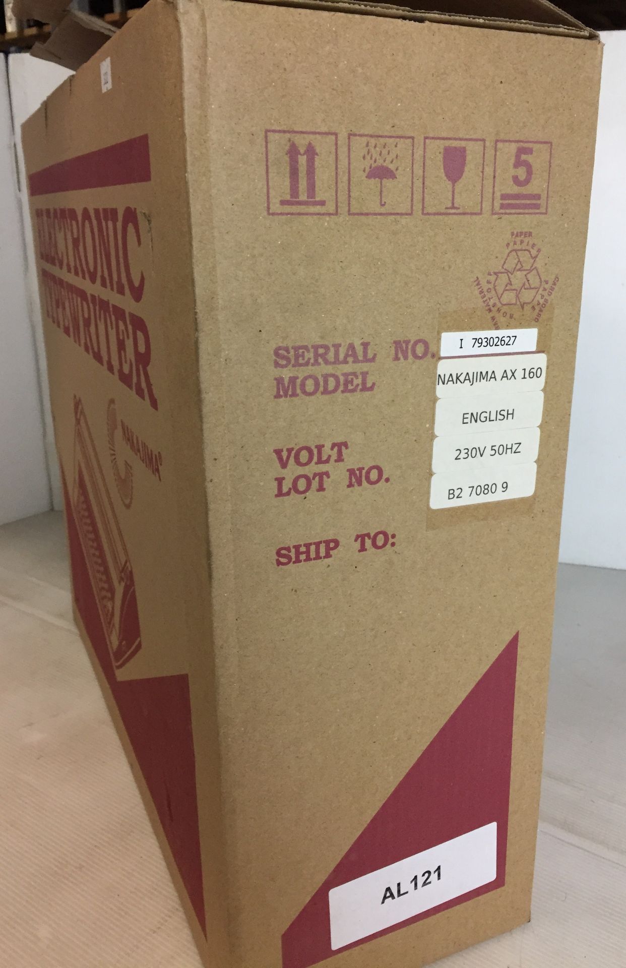 Nakajima AX160 electronic typewriter still in original packaging, - Image 3 of 3