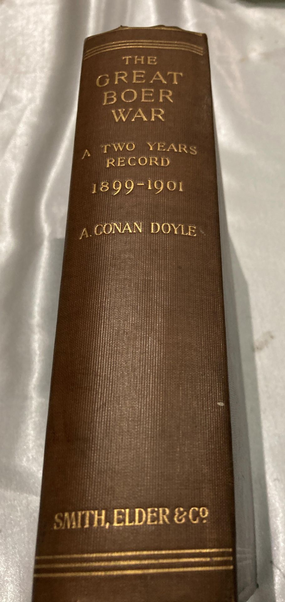 A Conan Doyle 'The Great Boer War - A two years record 1899-1901', published Smith Elder & Co,