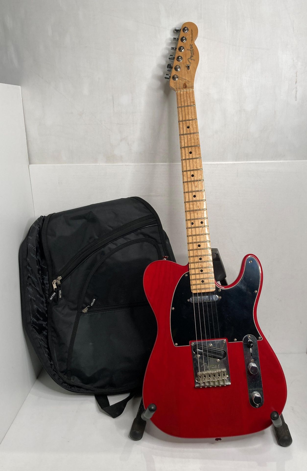 A Fender Telecaster serial no: Z8158892 electric guitar (advised American standard model,