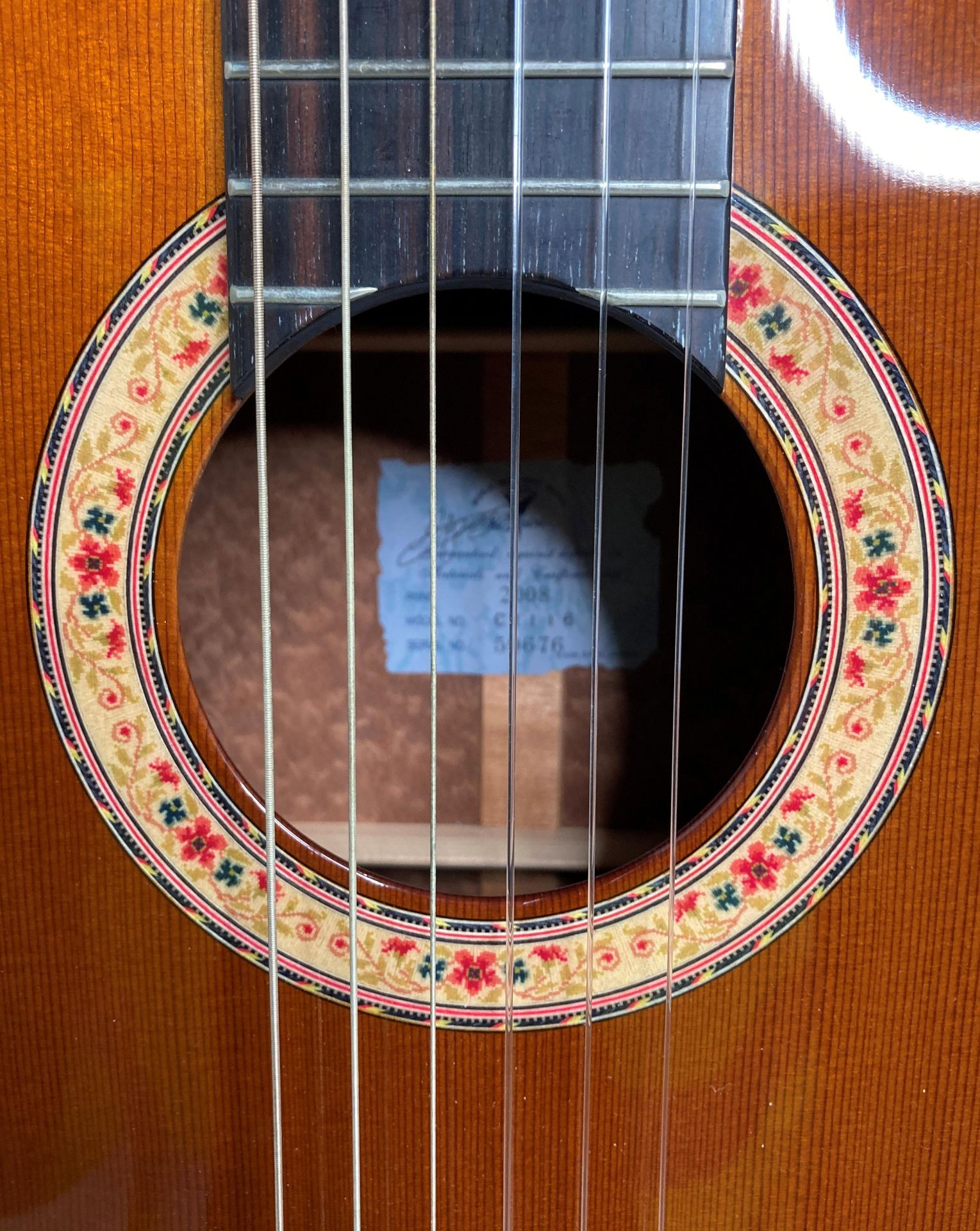 A Kazuo Yairi model: CY116 2008 Aivarez Yairi classical acoustic guitar, - Image 3 of 9