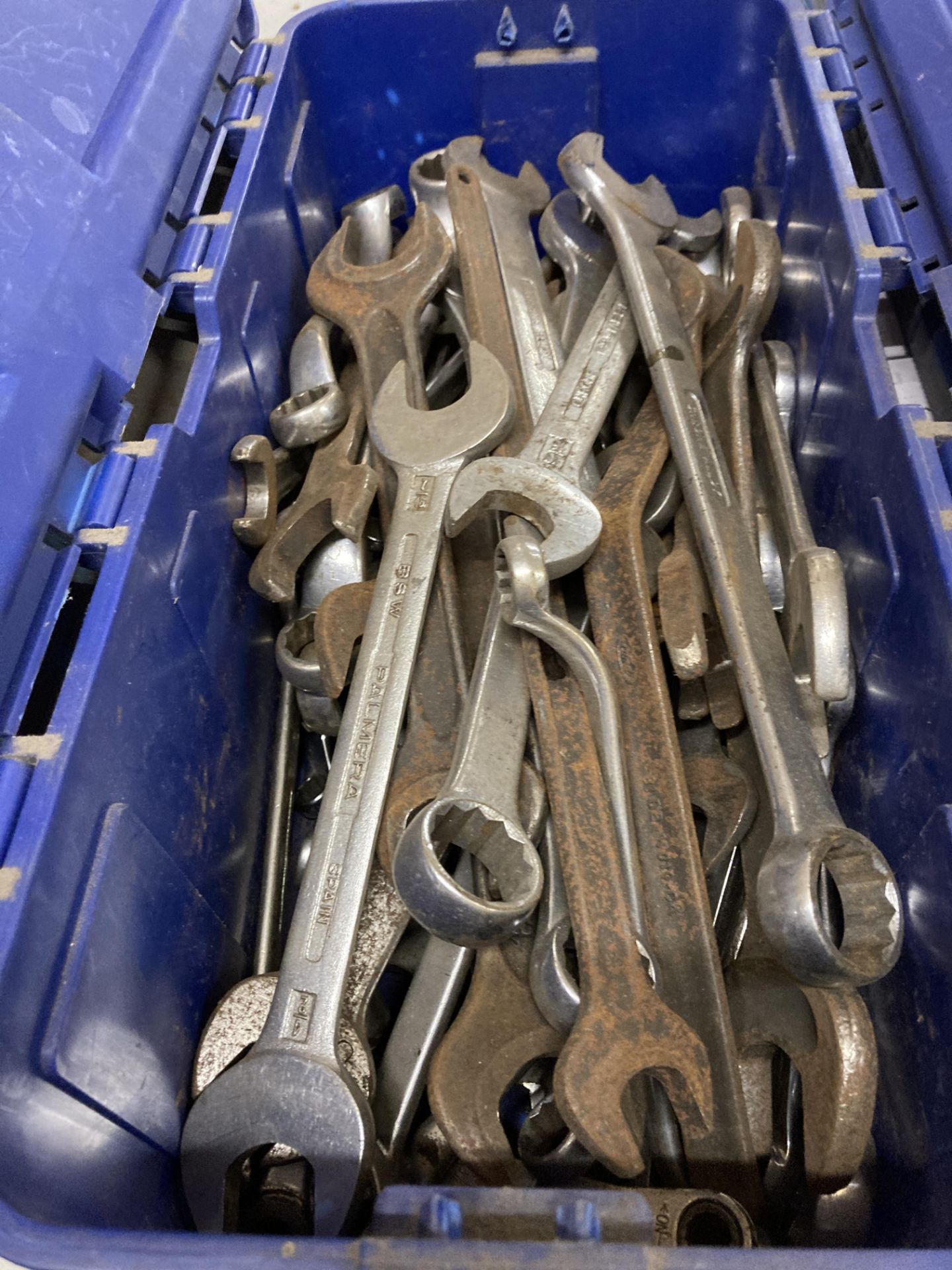 Contents to two tool boxes and two boxes to include large quantity of assorted spanners, - Image 4 of 6