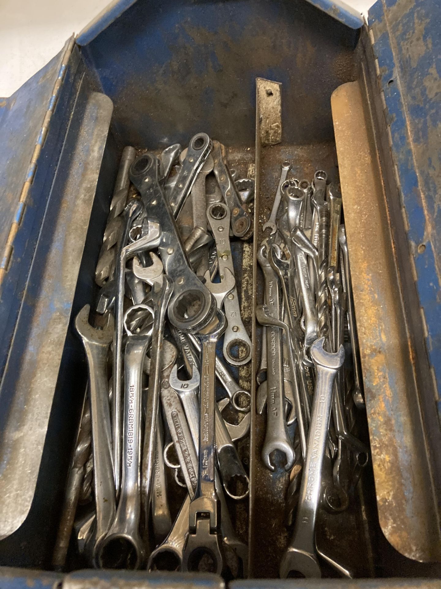 Contents to two tool boxes and two boxes to include large quantity of assorted spanners, - Image 6 of 6
