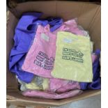 Contents to box; approximately 180 x assorted printed items, including 80 x assorted baby grows,