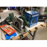 Four items; a Black & Decker BD170 240v sander,