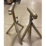 A pair of adjustable roller support stands (CWH REF: T08 floor)