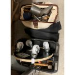 Contents to tray; a universal heavy-duty furniture transporter, assorted tools, lump hammer,