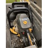 A Ryobi RCS-3540C petrol chain saw with portable plastic box (CWH Ref: D12)