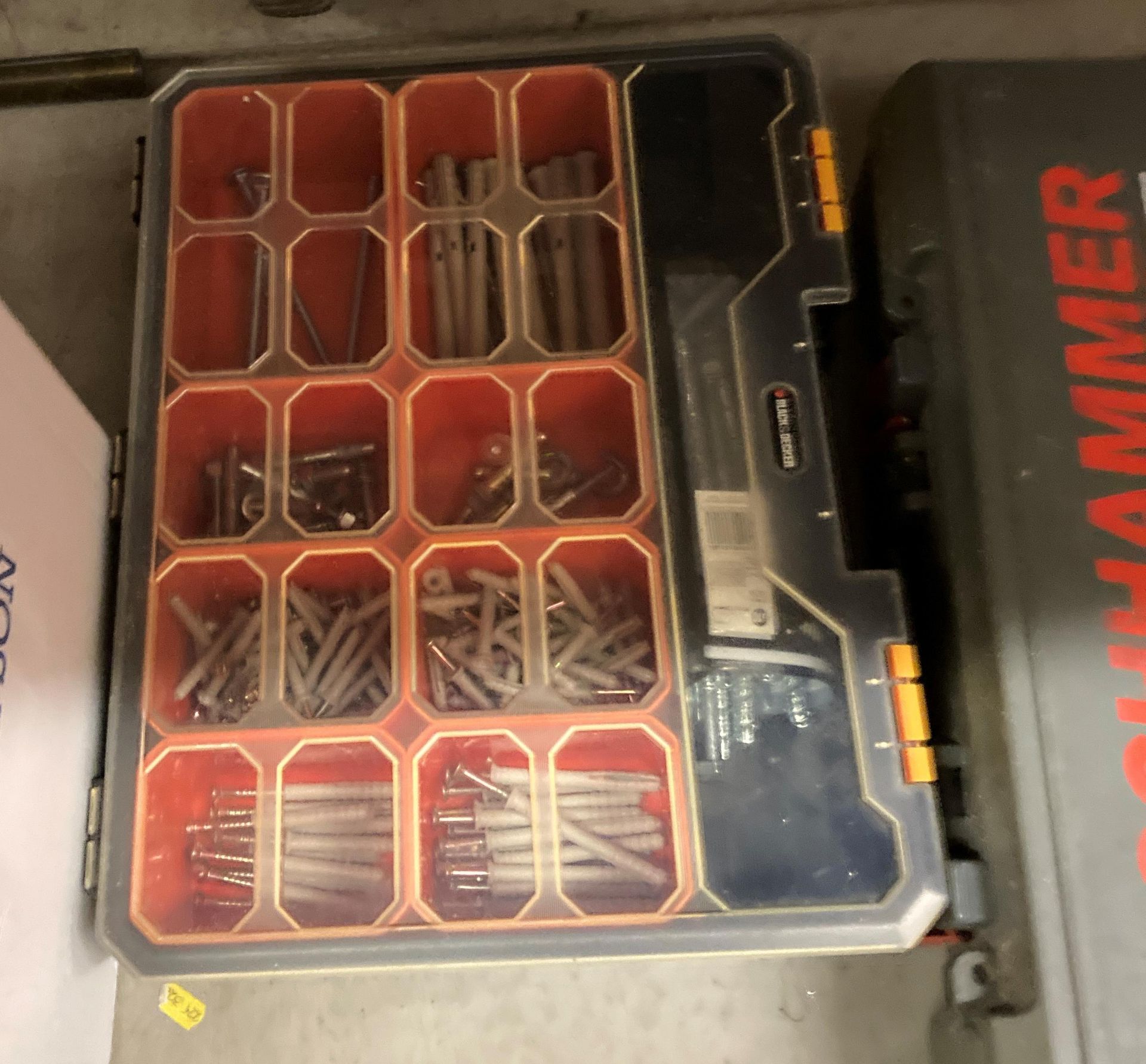 Contents to under rack - Bosch hammer drill box, tool boxes and any contents, - Image 4 of 6