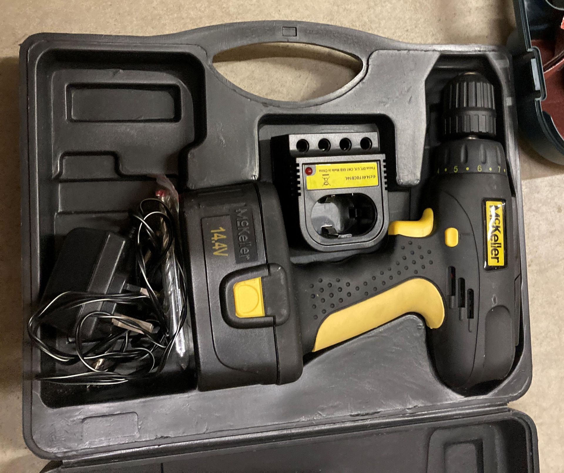 Three items - an Ozito 13mm 710w 240v hammer drill (boxed), a McKeller 14. - Image 2 of 3