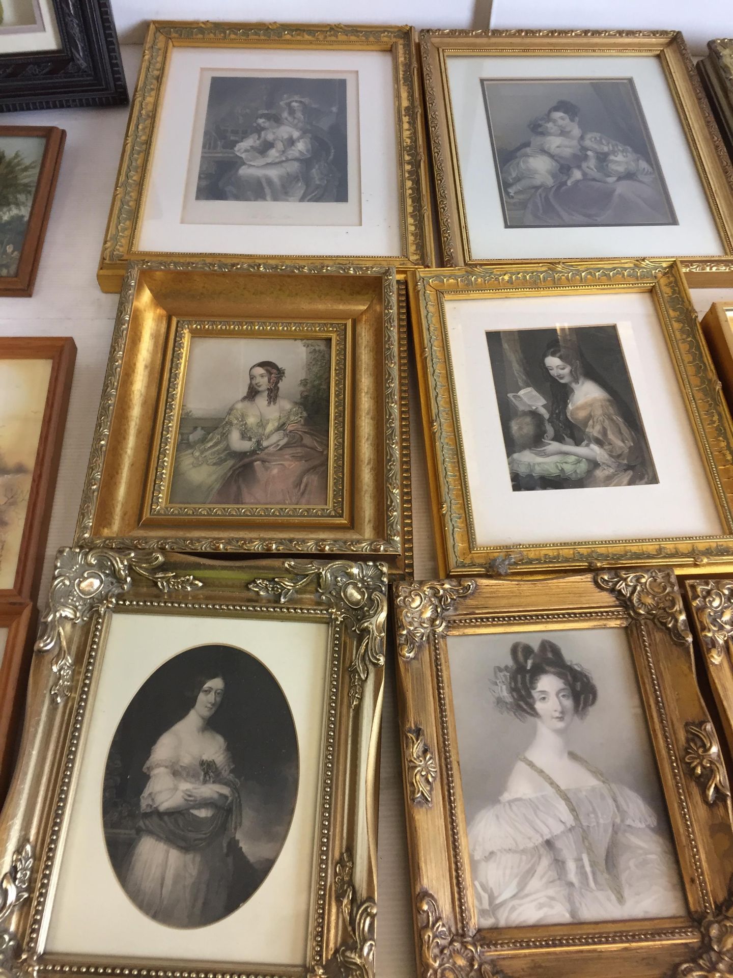 Thirty-eight items including fifteen gilt-framed Victorian prints including Queen Victoria and - Image 5 of 7