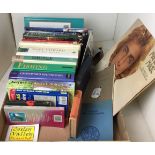 Twenty-two items mainly books including biographies, New Zealand, fishing,