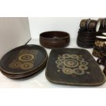 One hundred and twenty pieces of Denby Arabesque (CWH Ref: H07)