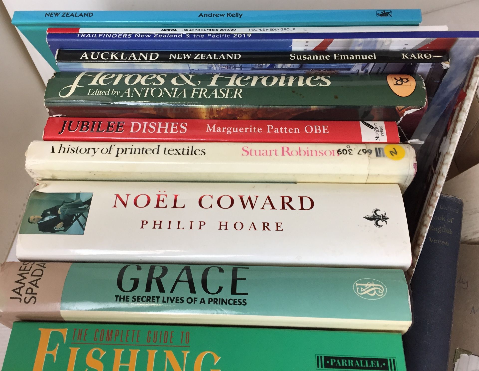 Twenty-two items mainly books including biographies, New Zealand, fishing, - Image 2 of 4