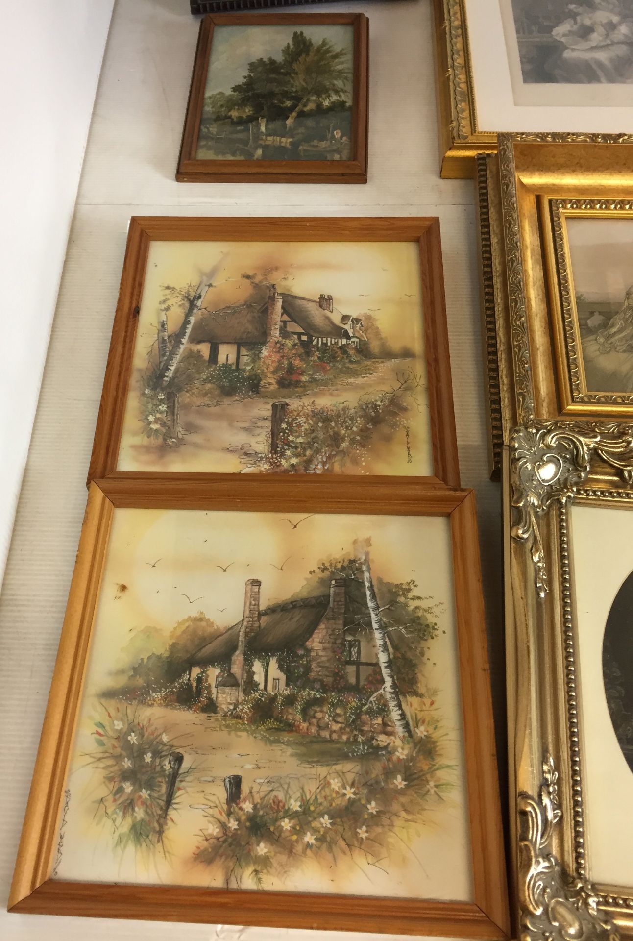 Thirty-eight items including fifteen gilt-framed Victorian prints including Queen Victoria and - Image 6 of 7