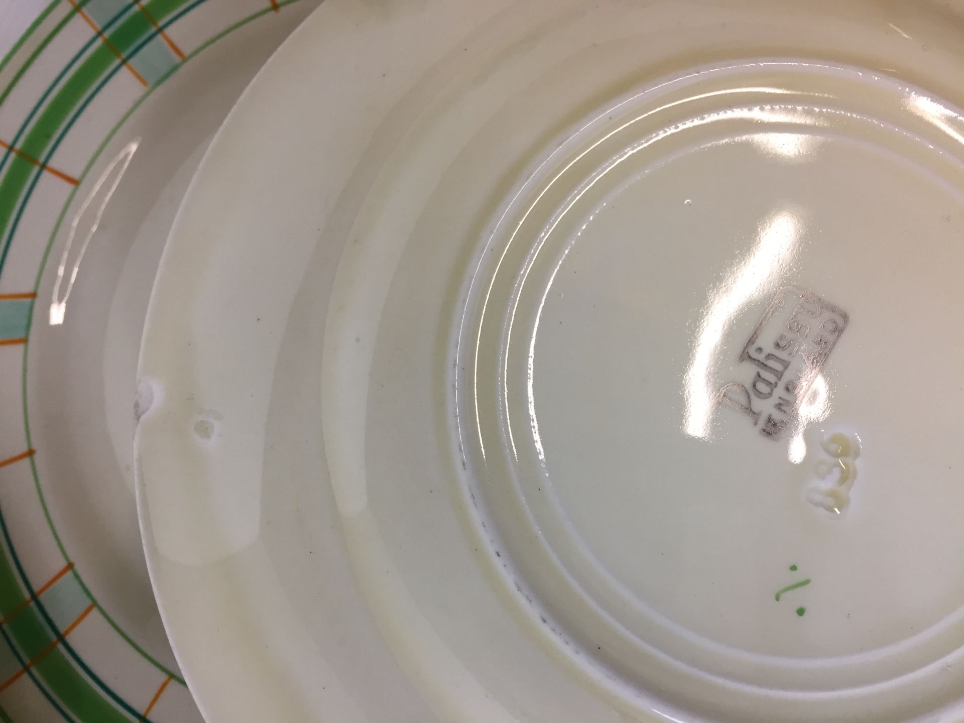 Fifty-eight items including thirteen pieces of C & E Norvile Ware flower and leaf decorated - Image 7 of 12
