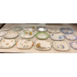 Nineteen Shelley plates and a jug (CWH Ref: U02)