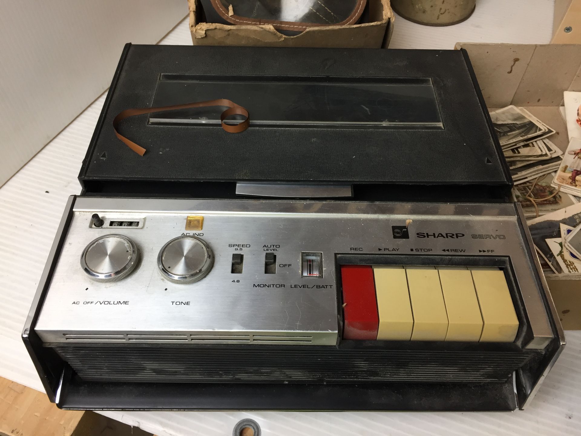 Thirty plus items mainly vintage including Sharp Servo reel to reel tape recorder, - Image 2 of 8