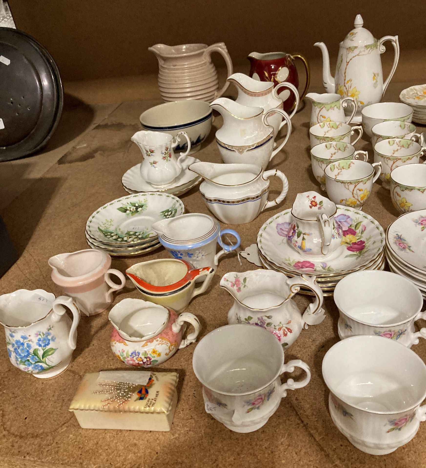 Contents to part of rack - several part tea services including TF&S Phoenix, Mayfair, - Image 2 of 2