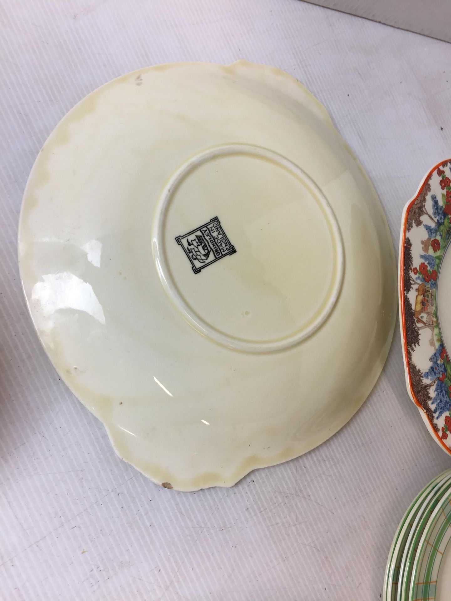 Fifty-eight items including thirteen pieces of C & E Norvile Ware flower and leaf decorated - Image 11 of 12