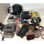 Twelve photographic items including six cameras being Sony DSC-H300 Cyber-Shot,