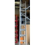A Clima aluminium 27 rung triple extension ladder (CWH Ref: RD2) Further Information