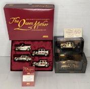 A 24 carat gold-plated 'Golden Wedding Anniversary' HM Queen Elizabeth II HRH Prince Philip Limited