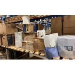 Contents to rack - large blue roll of To