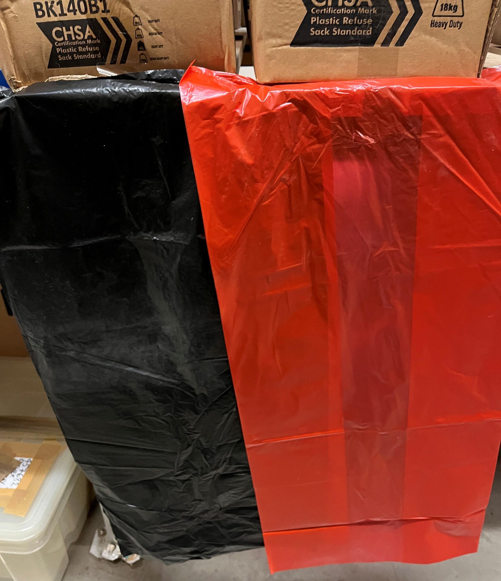 10 x boxes of 120 litre black refuse sac - Image 5 of 5