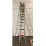 Thirty-six rung aluminium triple extension ladder (CWH REF: RD2)