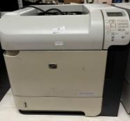 HP LaserJet P4015n monochrome laser printer complete with power lead (CWH Ref: K05)