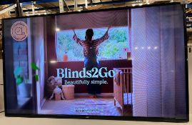 JVC 50" full HD LED backlight LCD TV, model LT-50C550,