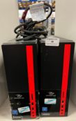 2 x Packard Bell desktop computers (no bios test,