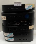 6 x HP T530 thin client desktop computers (each as had a bios test and have AMD 64 CPU 8GB RAM 30GB