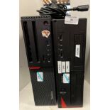 2 x items - a Levono Thinkcentre and a Fijitsu desktop computer (both have had a bios test and have