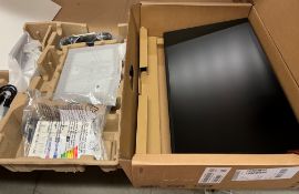 2 x boxed (new) Dell 24" computer monitors(CWH Ref: E06)