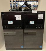2 x Dell Optiplex 7010 desktop computers (both have had a bios test and have i3-3240 CPU 4GB RAM